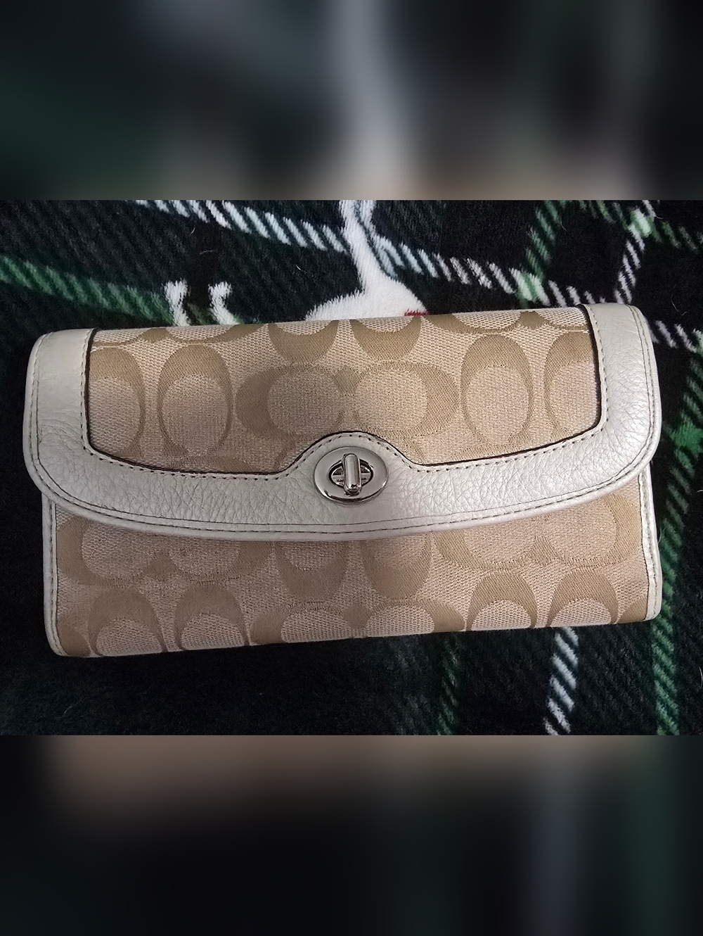 Coach Wallet With Checkbook Cover